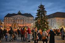 Adventní trhy na Zelném trhu v Brně začaly jako první. Foto: poskytl Úřad městské části Brno-střed