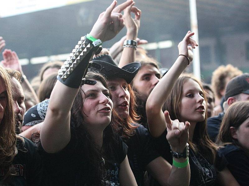 Heavy metalová kapela Motörhead na brněnském Velodromu.