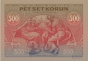 Radnice v Ivančicích na Brněnsku vydala ke 160. výročí narození slavného rodáka, malíře Alfonse Muchy, ve spolupráci s ČNB pětisetkorunovou bankovku s jeho kresbami.