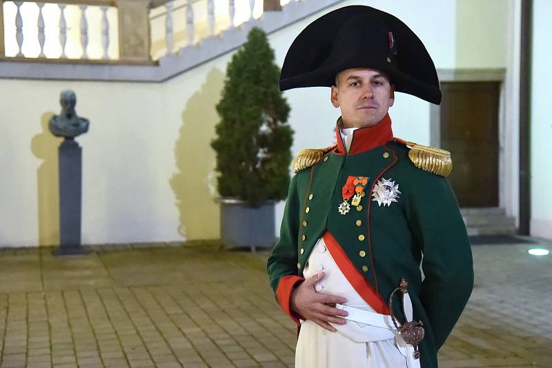 Císař Napoleon Bonaparte převzal od primátorky Markéty Vaňkové klíč od města Brna.