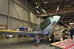 Kokpit modelu stíhačky Spitfire v životní velikosti vystavuje pelhřimovské Muzeum rekordů a kuriozit. 
