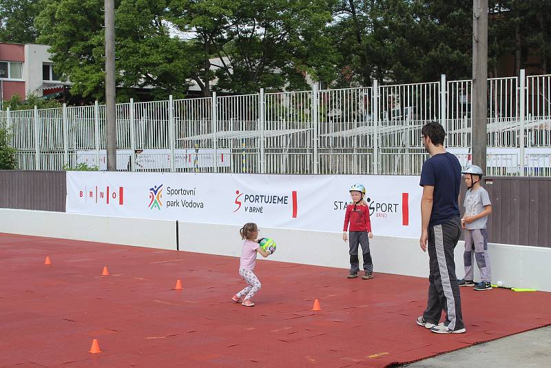 Sportovní park Vodova v brněnském Králově Poli.