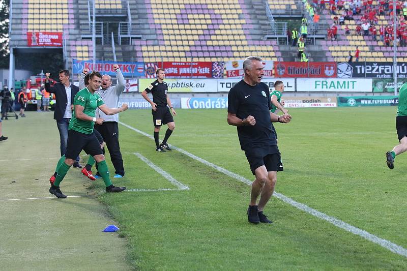 Odveta baráže o FORTUNA:LIGU 1. FK Příbram -. Zbrojovka Brno Foto: Antonín Vydra