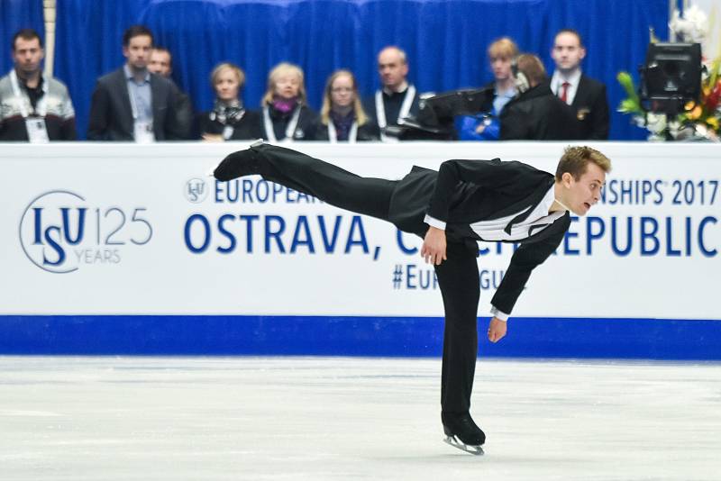 Mistrovství Evropy v Krasobruslení 2017 v Ostravě. Michal Březina.