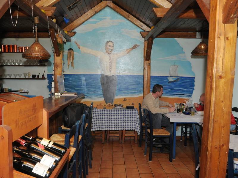 Řecký restaurant Zorbas.