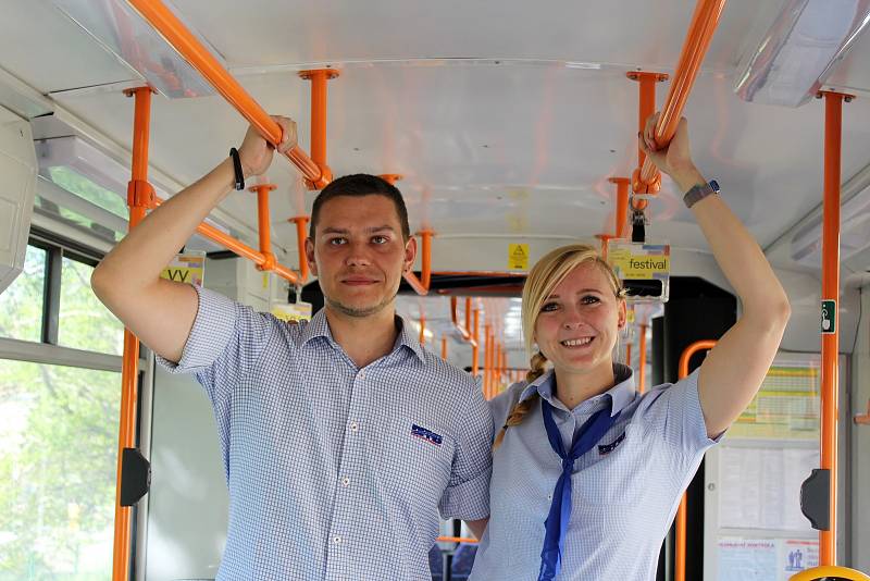 Řidiči brněnského dopravního podniku v pondělí od rána trénovali na soutěž řidičů tramvají, která se koná v sobotu v Lipsku.