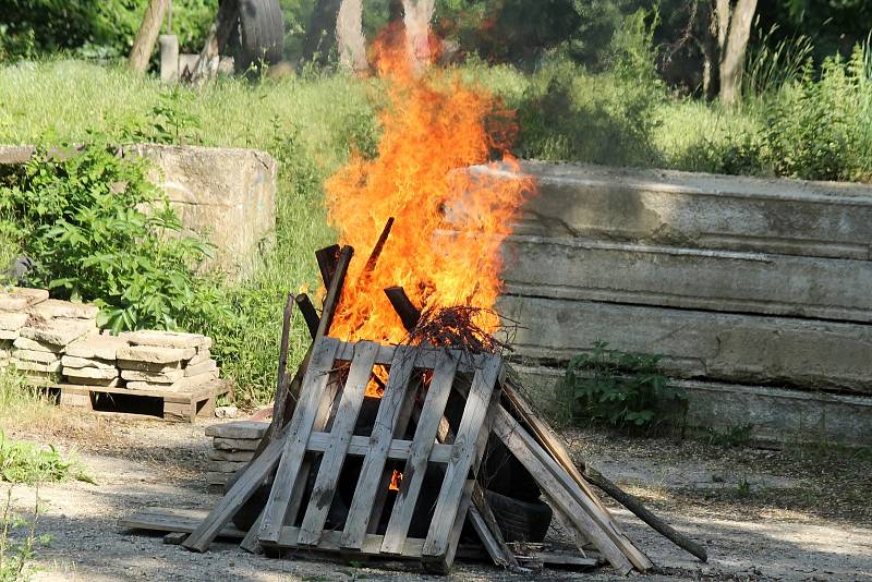 Děti oslavily svůj den v sobotu v zábavním areálu Bunkr u Mokré-Horákova na Brněnsku.