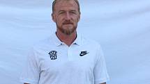Nový trenér Zbrojovky Richard Dostálek při focení v roce 2019.