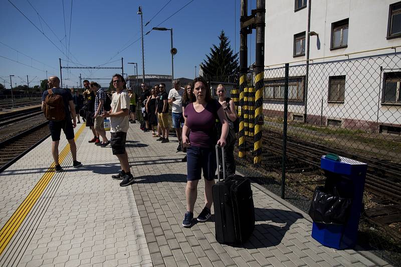 V sobotu ráno začala velká vlaková výluka na brněnském hlavním nádraží.