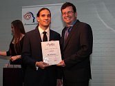 Ocenění Nejinovátora Jihomoravského kraje získala brněnská firma Flowmon Networks. Jejím obchodním ředitelem je Petr Špringl(na snímku vlevo).