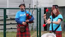 V areálu koupaliště na Kraví Hoře v Brně se v sobotu konaly skotské hry Monte Bú Highland Games 2017.