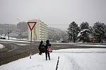 Brno zasypal první sníh. Poslední listopadový den měli bílou nadílku i v Kohoutovicích.