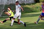 Fotbalový šoumen Petr Švancara se za Střelice uvedl dvěma góly proti FK Znojmo a pomohl k výhře 6:1.