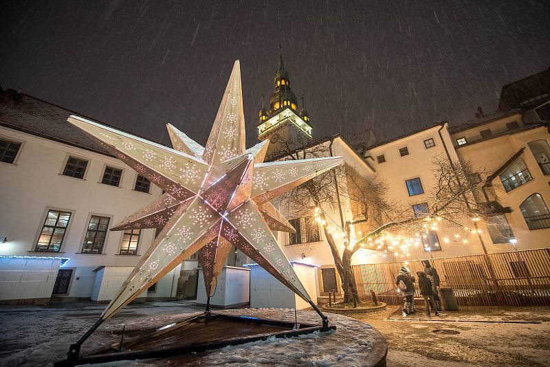 Vánoční nádvoří Staré radnice. / Foto: Jiřina Rittichová
