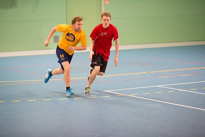 Loňské halové mistrovství České republiky v ultimate frisbee.