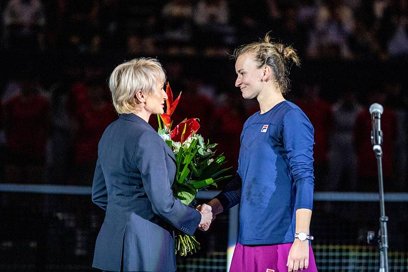 Barbora Krejčíková zažila namáhavou letošní sezonu, na tři měsíce ji vyřadilo ze hry zranění lokte.