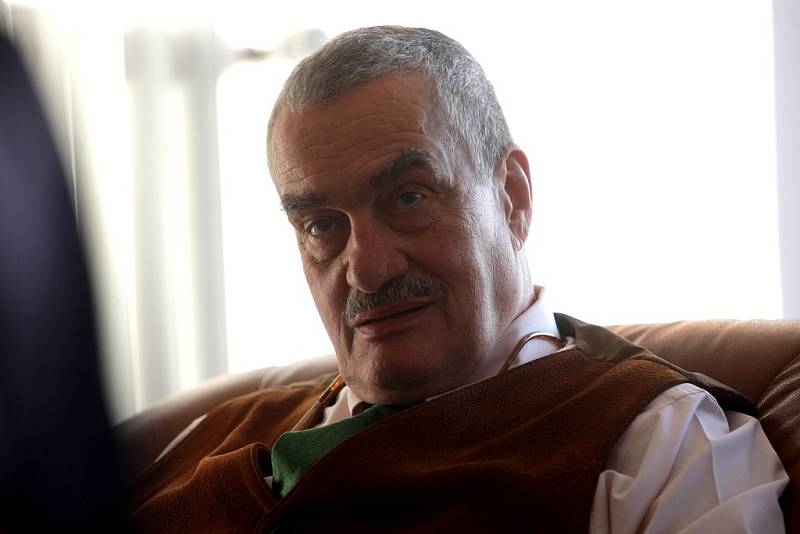 Ministr zahraničí Karel Schwarzenberg v Brně.