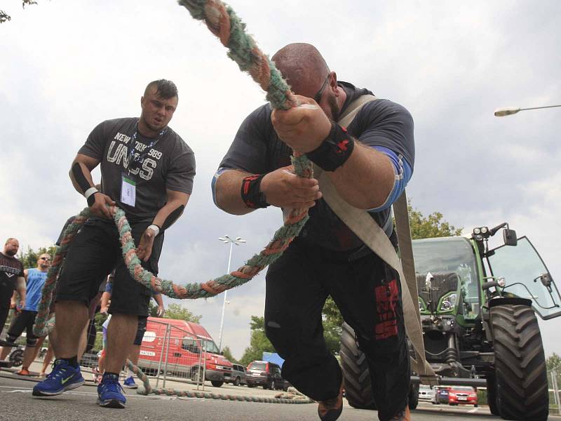 Mezinárodním mistrovství České republiky Strongman v Brně.