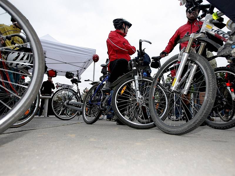 Cyklisté projeli na protest Brnem. Chtěli více místa 