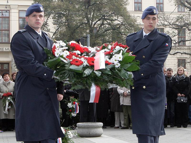 Slavnostní připomenutí výročí vzniku Československa.