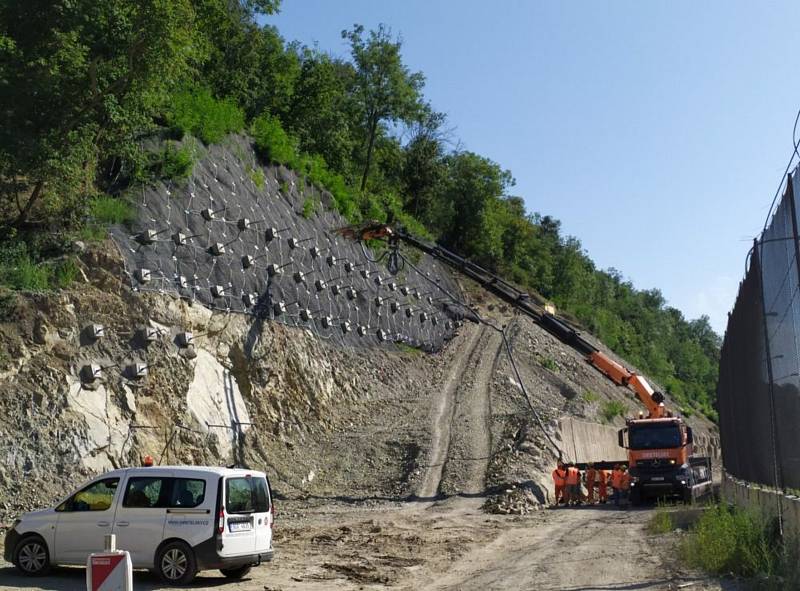 Pokračující práce na Velkém městském okruhu Žabovřeská.