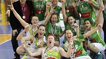 Basketbalistky Králova Pole vyhrály Středoevropskou ligu CEWL a v pětapadesátileté historii klubu získaly první zlaté medaile. V nedělním finále zdolal brněnský celek slovenské Piešťany 65:53.