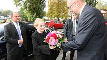 Česká rodačka Madeleine Albrightová, která byla americkou ministryní zahraničí, přijela ve středu do Brna. 
