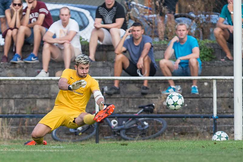 Fotbalové utkání mezi FC Žďas Žďár nad Sázavou a FC Zbrojovkou Brno.