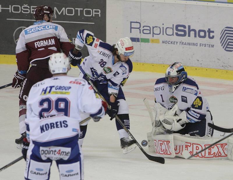 Kometa Brno doma porazila pražskou Spartu 5:3.