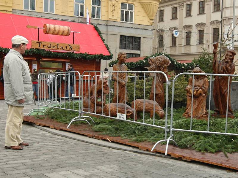 Slavnostní zahájení brněnských vánočních trhů.