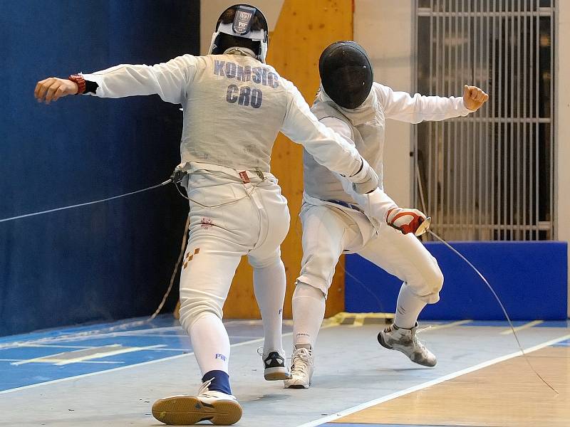 Mezinárodní brněnský turnaj Sokol Cup ve fleretu ovládl domácí šermíř Alexander Choupenitch.