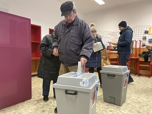 Druhé kolo prezidentských voleb na jižní Moravě.