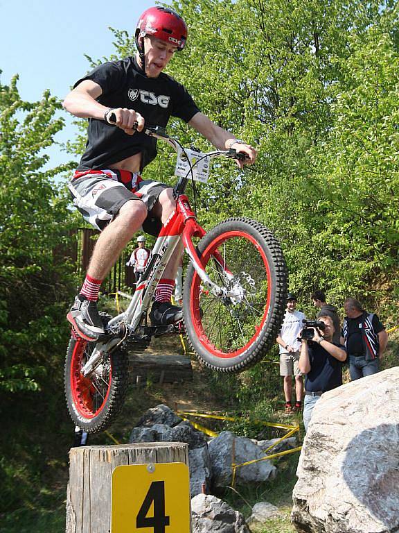 Blanenský biketrialista Václav Kolář má jisté vítězství v letošní sezoně.