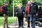 Nordic Walking v parku u Antroposu.