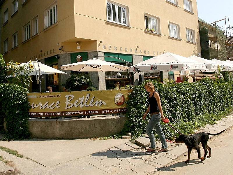 Restaurace Betlém v Brně.