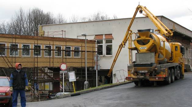 Rekonstrukce pavilonu F sokolovské nemocnice