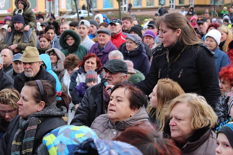 Návštěva prezidenta republiky na Sokolovsku.