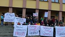 Stávka učitelů v Kraslicích