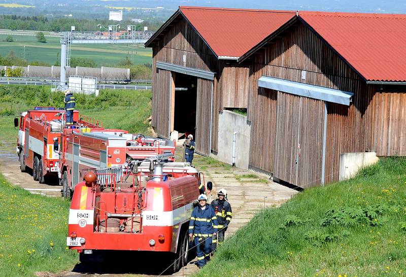 Hasičské jednotky nacvičovaly evakuaci dobytka