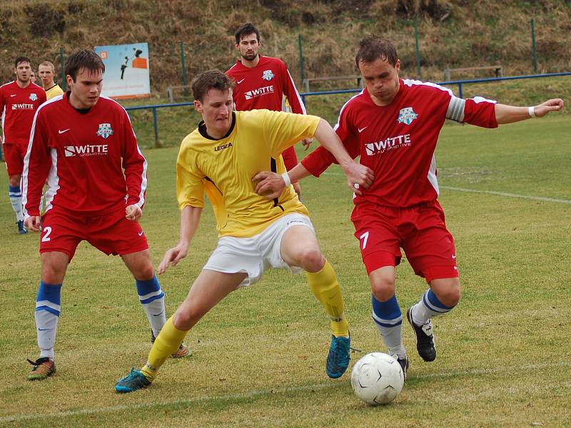 Krajský přebor: Sokol Citice- FK Nejdek (v červeném) 