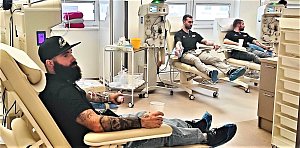 Hokejisté Baníku darovali krevní plazmu