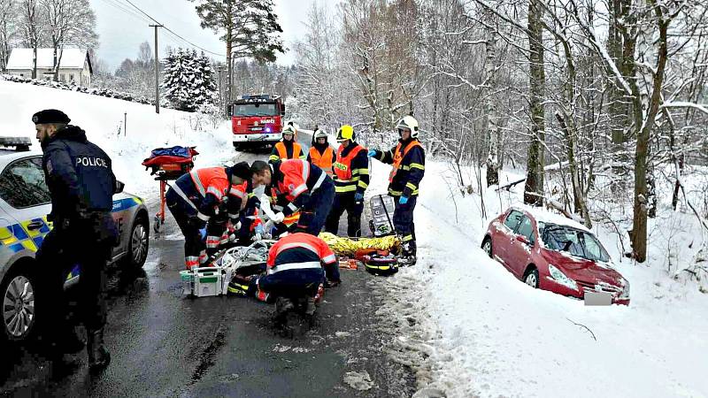 Dopravní nehoda ve Smolné