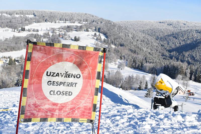 V regionu řádně přituhlo. Využili toho vlekaři