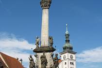 SLOUP NEJSVĚTĚJŠÍ TROJICE. Trojiční sloup z roku 1719 se podle starosty Hlavsy dočká také rekonstrukce.