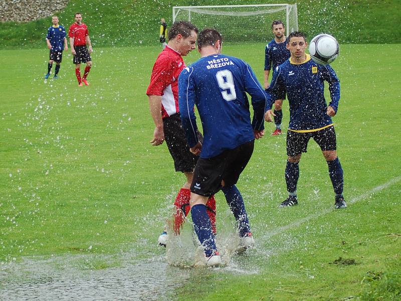 Krajská I. A třída: Olympie Březová - SK Dolní Rychnov (v červeném)