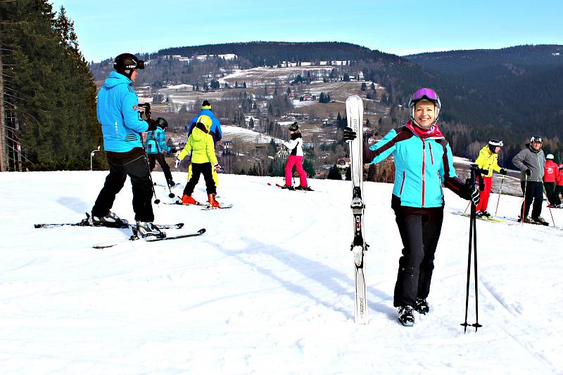 Víkendové lyžování ve Skicentru Bublava - Stříbrná.