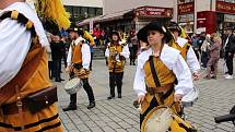 Soubory se představily v rámci mezinárodního folklorního festivalu.