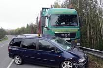 Dopravní nehoda u Dolních Niv.
