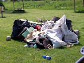 Takové množství odpadu nasbírali studenti ISŠTE v řece Ohři.