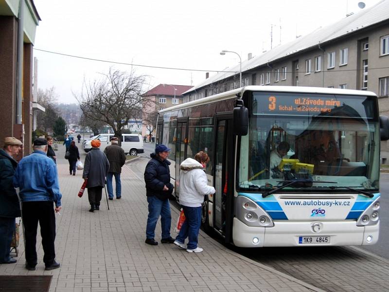 Městská hromadná doprava v Sokolově.